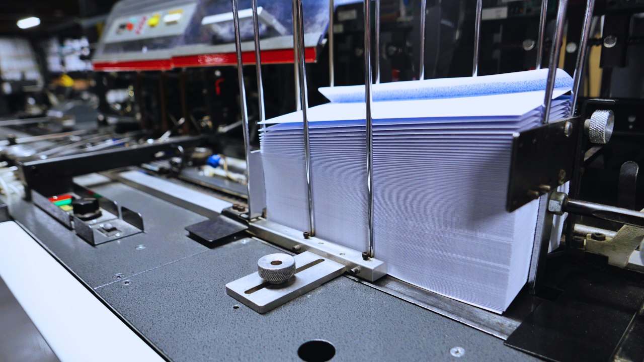 High-Volume Mail Inserter Processing Presort Envelopes